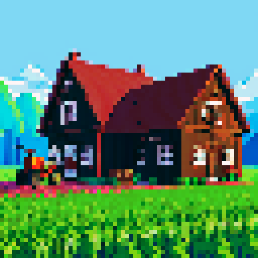 farming simulator rendered in gothic fantasy