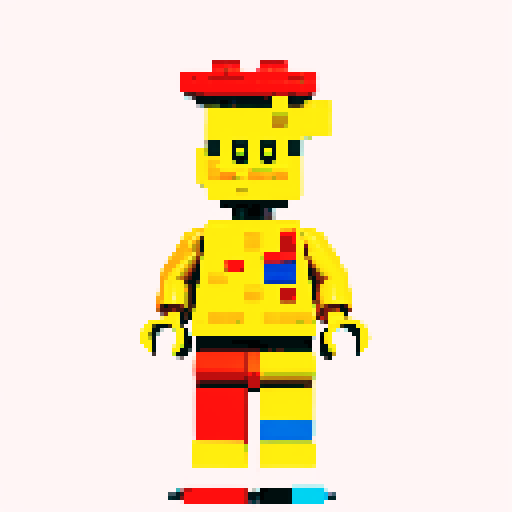 lego pixel, vibrant colors, blocky shapes, small plastic bricks, isometric perspective, retro video game, low resolution, 8-bit graphics, sharp edges, square grid, limited color palette, nostalgic feel, brick-built characters, iconic lego logo, digital recreation, detailed textures, crisp lines, simplified forms, nostalgic gaming vibes