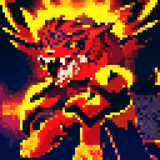 Tiger wrestler roaring fiercely, wearing a mask with sharp fangs, flexing muscles covered in vibrant orange and black stripes, illuminated by neon lights in a futuristic anime world