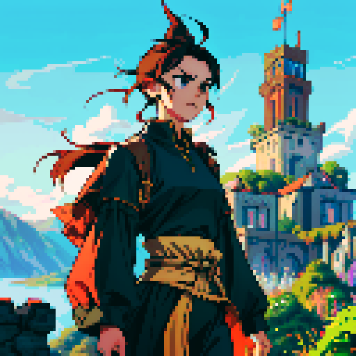 idle sprite, walking sprite, running sprite, attacking sprite, sRGB color profile, pixel art style