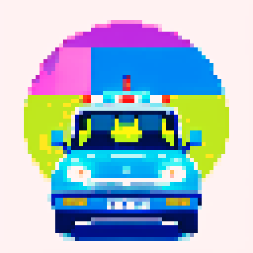 policecar from the side