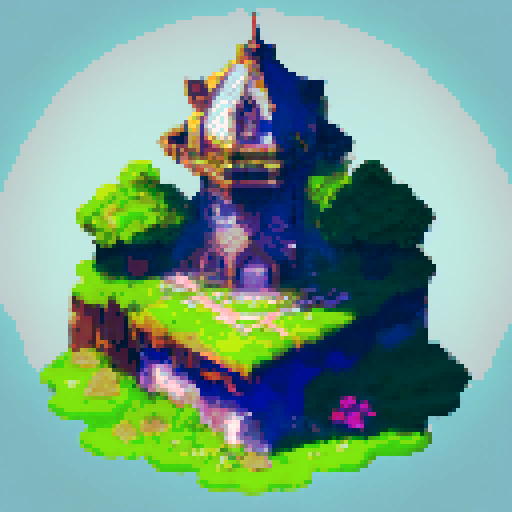 wasteland, with evil tower in background 