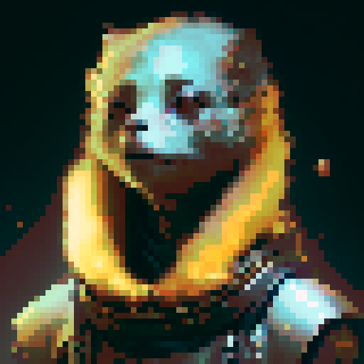 dark fantasy ninja portait