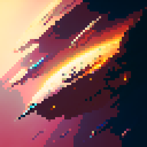 logo using letter VP in pixel 3  neon color on black background