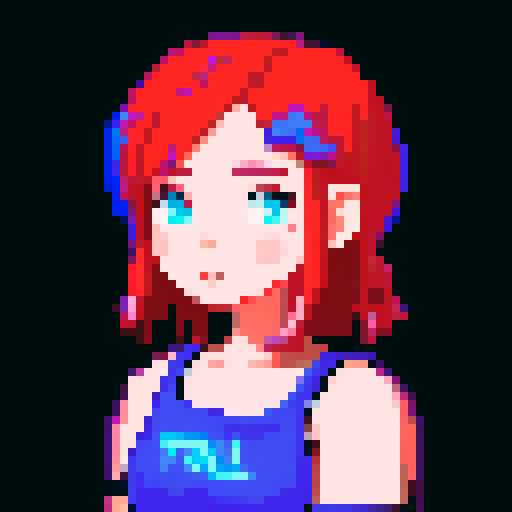 lovely young girl with vibrant pink hair, standing in a desolate, post-apocalyptic cityscape with crumbling buildings and flickering neon signs