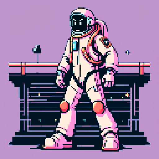 a 54 year old space man with brass knuckles on the bridge of a ship in space