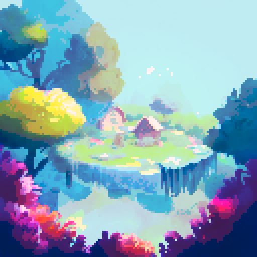 Colorful bubbles of all sizes float above a group of giggling kindergartners at their outdoor bubble show, with a vibrant, playful landscape in the background.