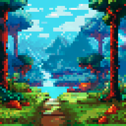 a forest, top-down viewer
