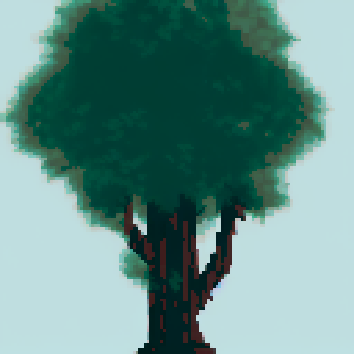 Draw a tree in the same style, just change the foliage