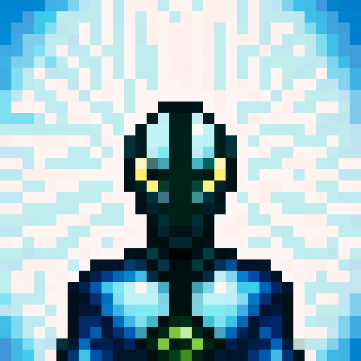iron armour, game icon, 32x32 pixel art, sRGB, skill art, close up, portrait, metallic sheen, intricate engravings, battle-worn texture, menacing spikes, reflections of light, ornate helmet, riveted plates, vibrant color palette, realistic shadows