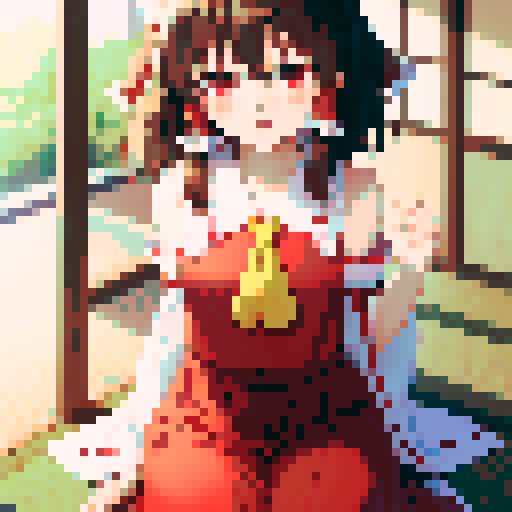 Touhou, Reimu Hakurei, Cute, pretty