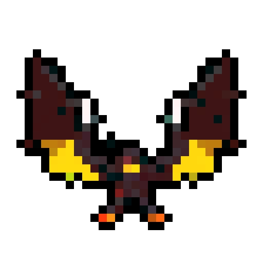 A towering demonic figure with massive horns, sharp claws, and large bat-like wings. Its dark red skin is covered in glowing runes and it has piercing yellow eyes. It exudes a powerful and sinister aura. No background.