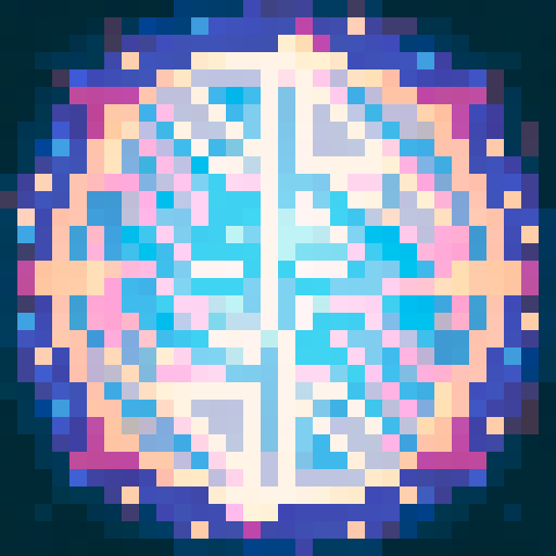 Neon pink and blue sunglasses with pixelated frames and a retro design, reflecting the city skyline at night, neutral perspective, medium shot