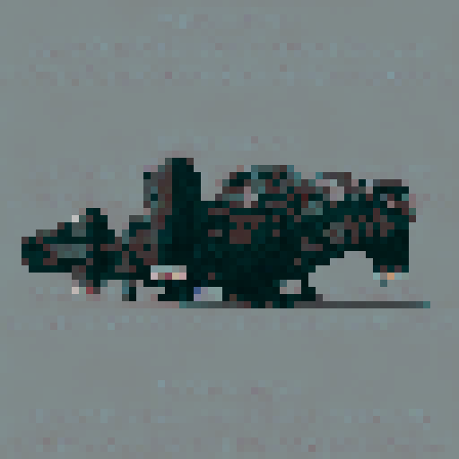 pixel art spaceship