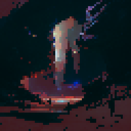 Cobra snake, night time, dark background