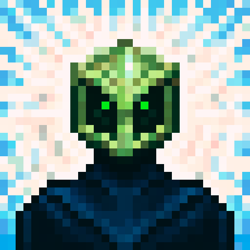 magician coat, game icon, 32x32 pixel art, sRGB, skill art, close up, portrait