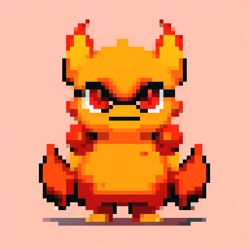 a fire imp, short and similar to a gremlin.