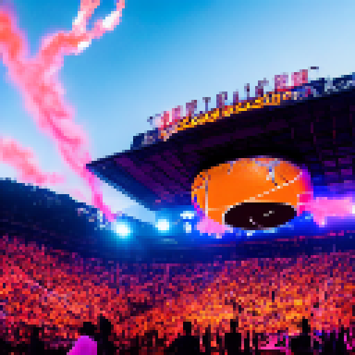 Explosive Lakers dominate the court with scorching flames of orange and purple, unleashing a tempest of flying basketballs, leaving their opponents in awe.
