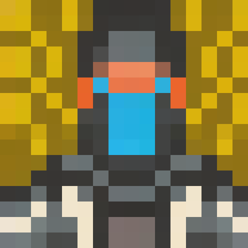 Tribal warrior in glowing tattoos getting ready for battle