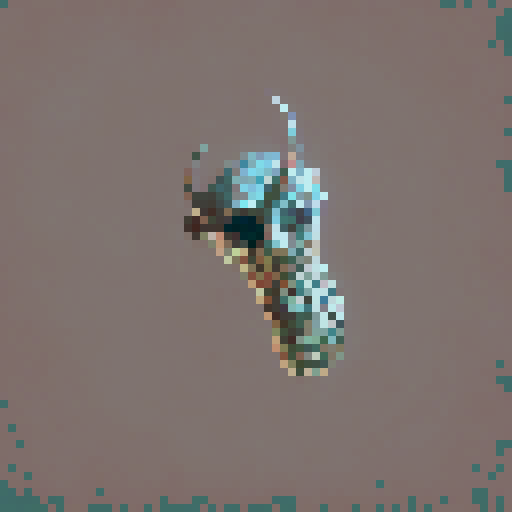 a coiled metal spring
