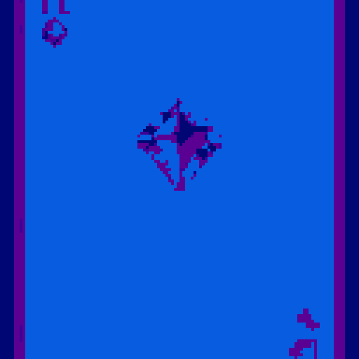 Create a purple amethyst gem in the center of the card