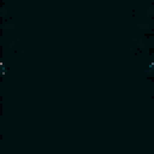 black and white picture of the road and there are white trees around the road, view from the road