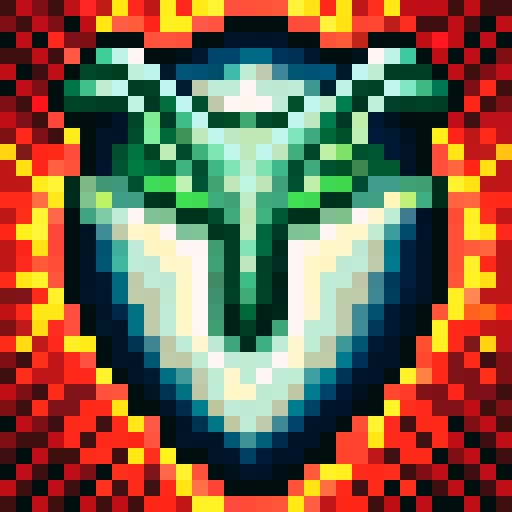 Summon Animal Spell Game Icon, vibrant colors, pixelated, expressive eyes, fierce expression, magical aura, intricate details, stylized fur, dynamic pose, glowing runes, enchanting backdrop, fantastical creature, captivating composition, skillful brushwork, attention-grabbing design, whimsical charm, immersive art style