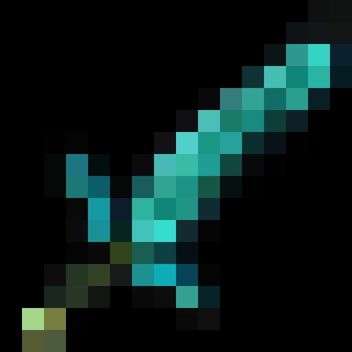 green minecraft sword, 16x16, item icon