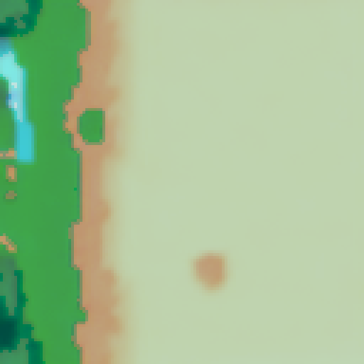 Create a pixel image to play with the playing fields of various biomes.Description of the game: The game is made in the style of a board game with unique rules. The drawing should go vertically.There should be a path vertically in the middle of the field. The field size is 116x46 pixels, they must be three-dimensional. field name: Forest Biome.