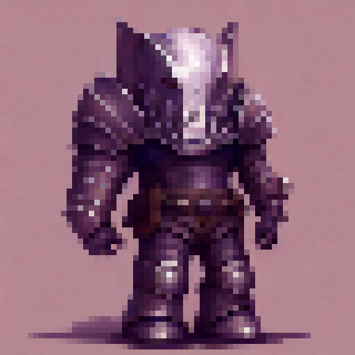Armored Knight, chibi sprite,