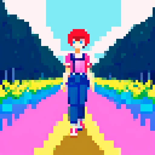 A cute girl with short hair brings bright sunshine.