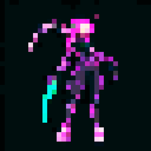 full body cute cyberpunk scorpion with human head, human head is from anime inspired character with vibrant hair, expressive eyes, and a playful smile