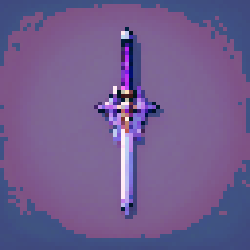 a purple sword icon