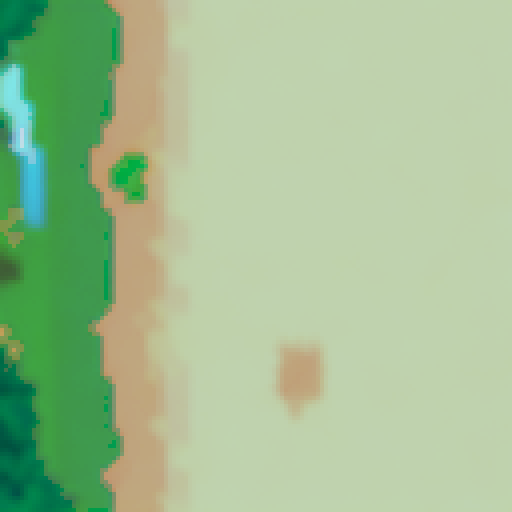 Create a pixel image to play with the playing fields of various biomes.Description of the game: The game is made in the style of a board game with unique rules. The drawing should go vertically.There should be a path vertically in the middle of the field. The field size is 116x46 pixels, they must be three-dimensional. field name: Forest Biome.