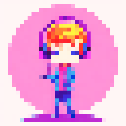 Chibi boy with rosy cheeks, wearing large headphones and a huge puffy jacket, looking from a highly detailed first person point of view, indie game style avatar