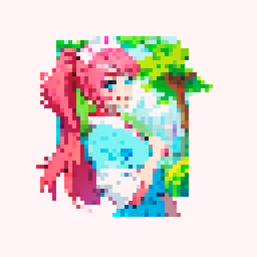 happy nurse with blue working clothes