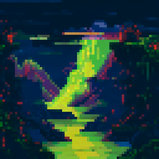 evil mage anime girl, dark and ominous lair, glowing green crystals, swirling mist, flickering candlelight, towering bookshelves filled with ancient tomes, ornate stained glass windows, shadows dancing on the walls, moonlight filtering through, arcane symbols etched on the floor, a hidden entrance behind a waterfall, a secret underground chamber, a landscape of jagged mountains and thunderous storm clouds in the distance