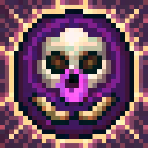 bold, fierce, and cute skull