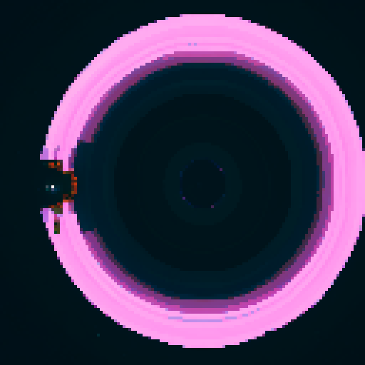 A misshapen living biotech spaceship in space near a ringed planet