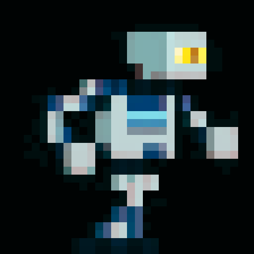 make a more detailed image of the left robot