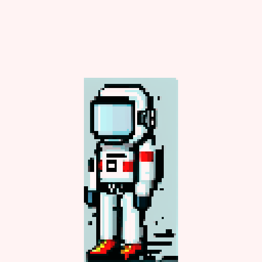 astronaut in an all black space suit