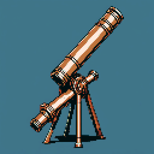 I want a tall vertical copper pipe that looks like a cannon barrel. I want this object usable an asset in a videogame, meaning only one object per image, outlined with a strong black stroke, on a solid-color background.