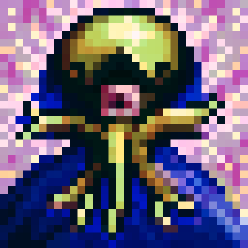 Portrait of an octopus wearing a gold chain 