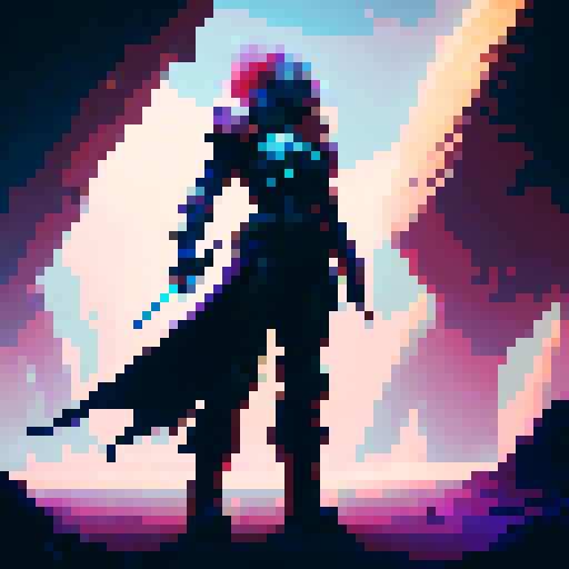 "Create a boldly colored, fierce fantasy warrior striding forward in four frames, with exaggerated muscles and flowing hair, drawn in a vibrant, cartoonish art style."