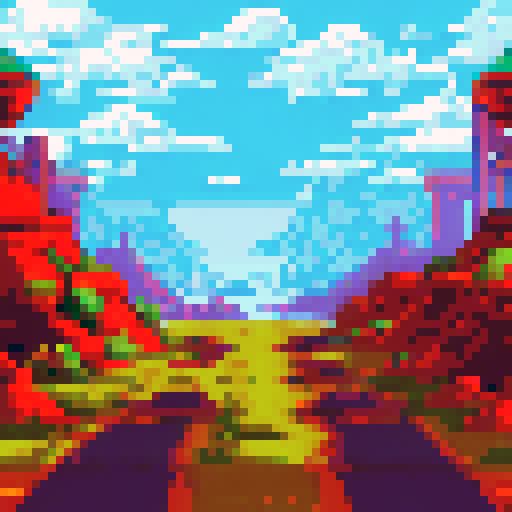 Pixelartbackground for a top down shooter game main menu