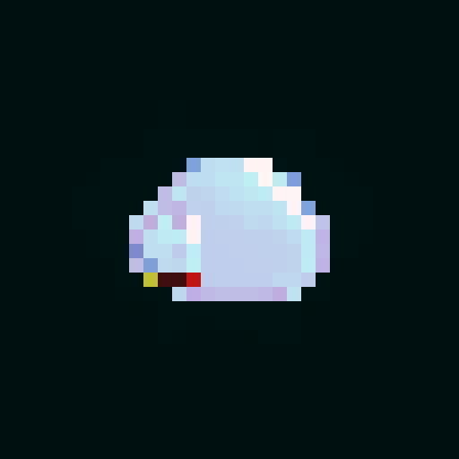 Pixel art 2d rock