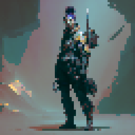 Static walking image derived from reference image