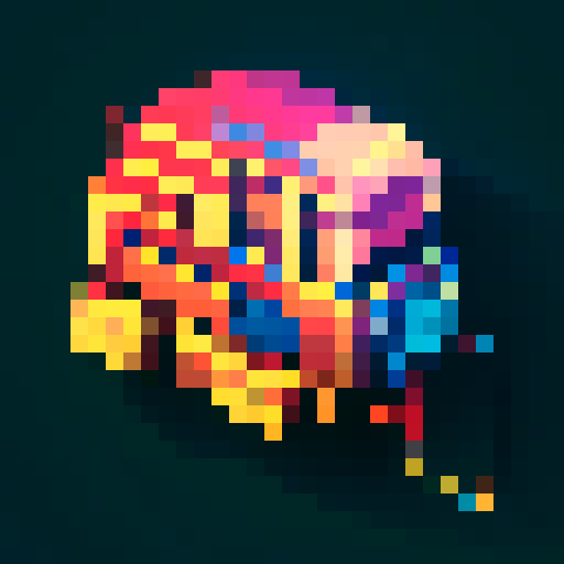 stylized letter A, vibrant and bold colors, sharp edges, 8-bit aesthetic, symmetrical design, diagonal lines, shadow and highlight effects, compact and minimalist, retro video game vibe, dynamic and energetic, high contrast, iconic and instantly recognizable