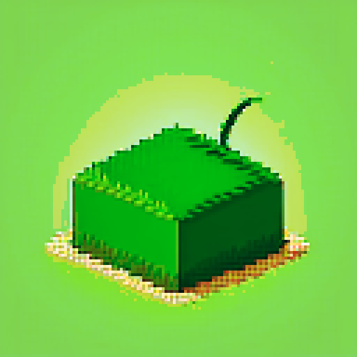 solid color background, single blade of grass