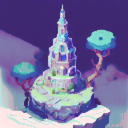 wasteland, with evil tower in background 